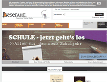 Tablet Screenshot of leseratte.de